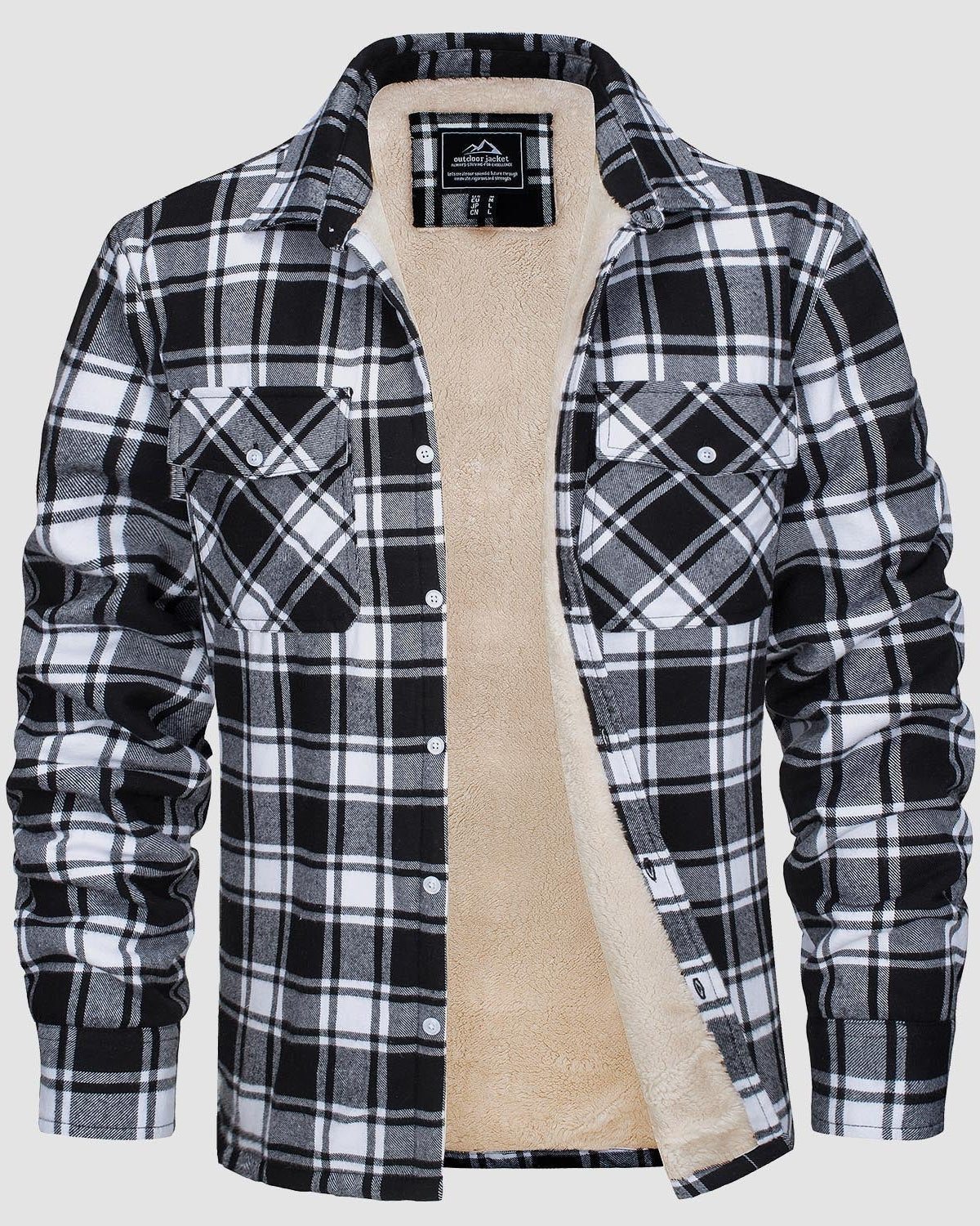 Dawid™ | Ciepła pikowana koszula overshirt