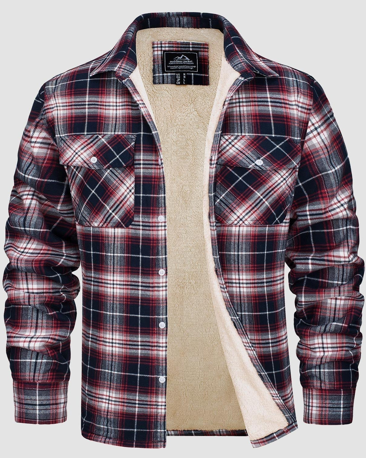 Dawid™ | Ciepła pikowana koszula overshirt