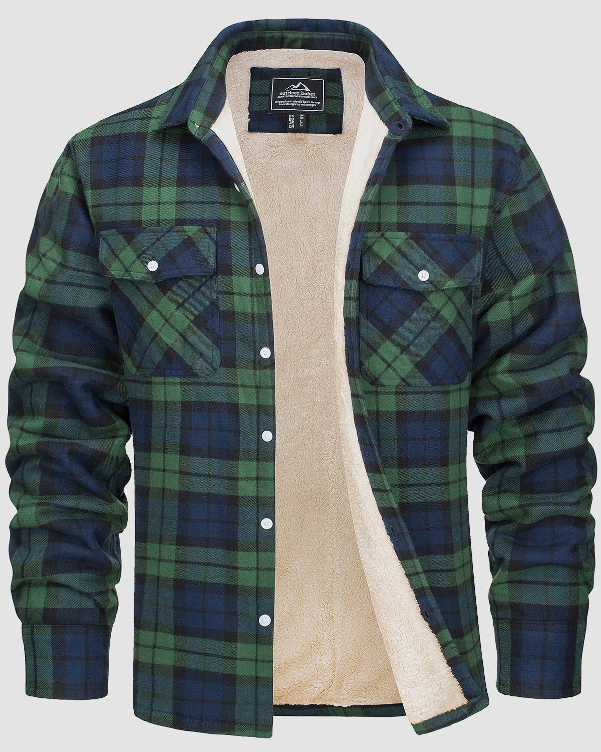 Dawid™ | Ciepła pikowana koszula overshirt