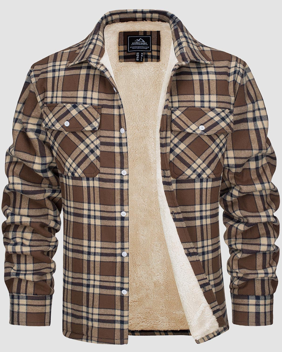 Dawid™ | Ciepła pikowana koszula overshirt