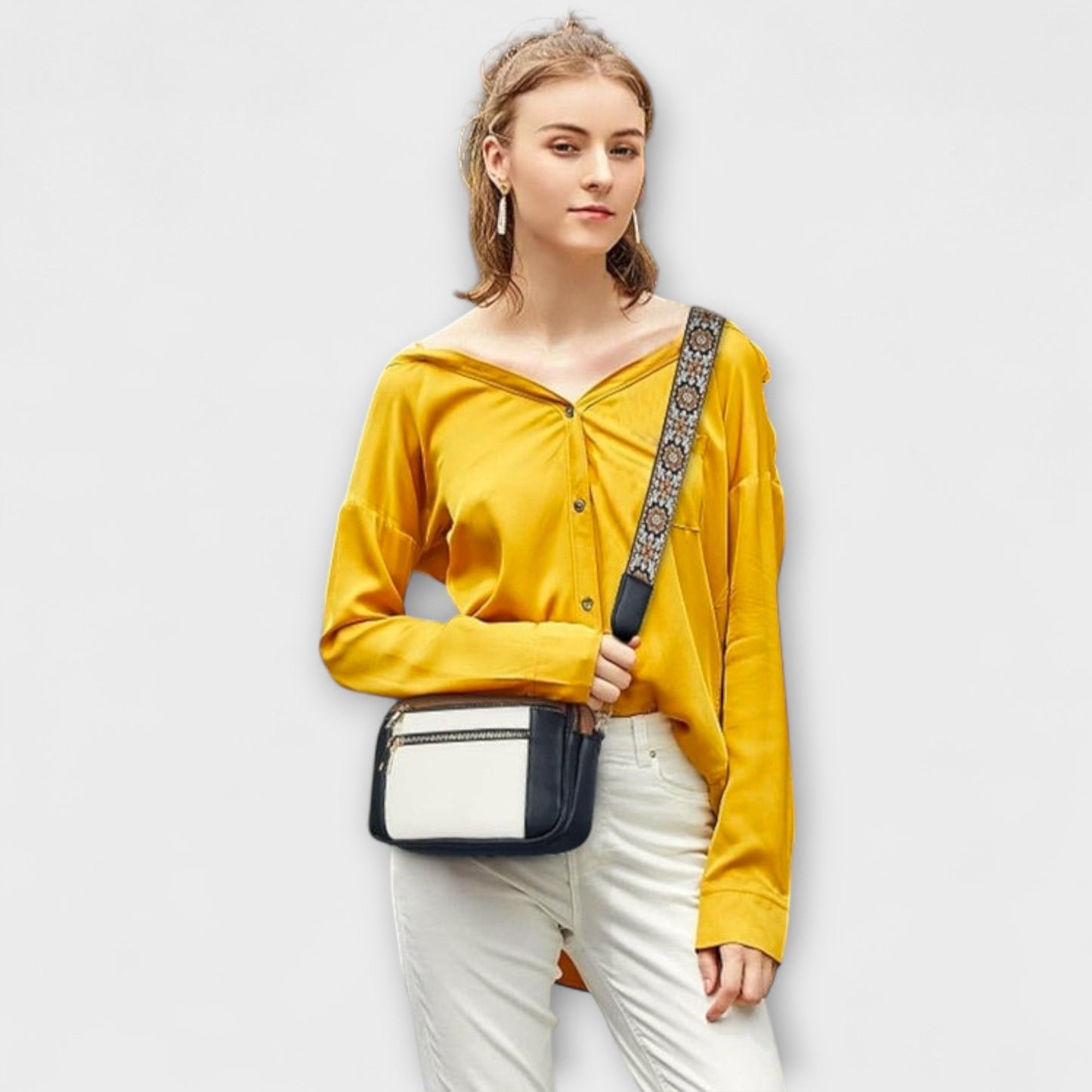 Alicja™ | Elegancka skórzana torba na ramię