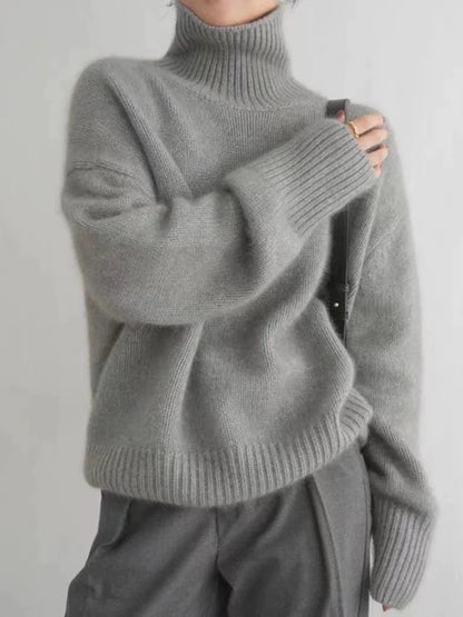 Mariam | Sweter z golfem