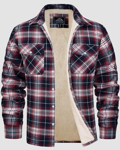 Dawid™ | Ciepła pikowana koszula overshirt