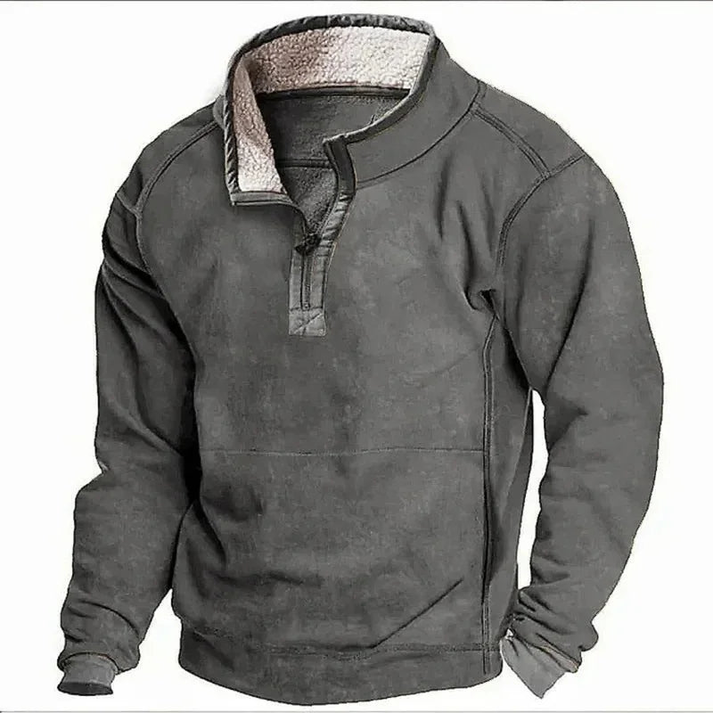 Michał™ | Fleece Gevoerd Herfst Shirt