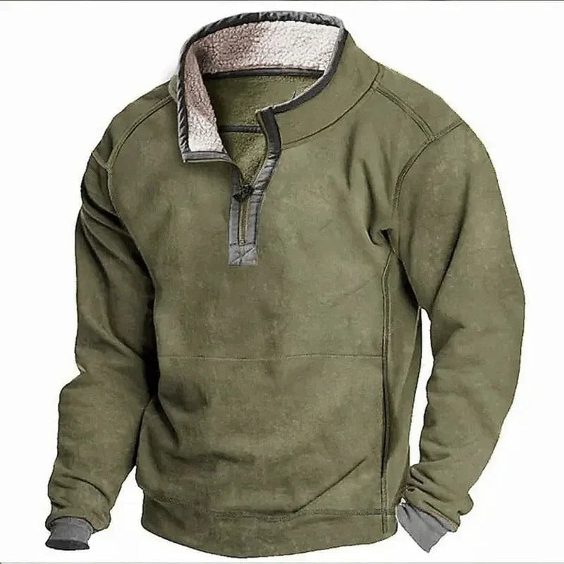 Michał™ | Fleece Gevoerd Herfst Shirt