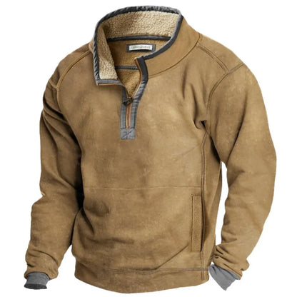 Michał™ | Fleece Gevoerd Herfst Shirt