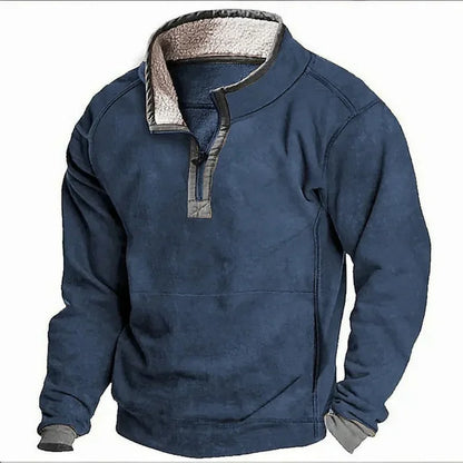 Michał™ | Fleece Gevoerd Herfst Shirt