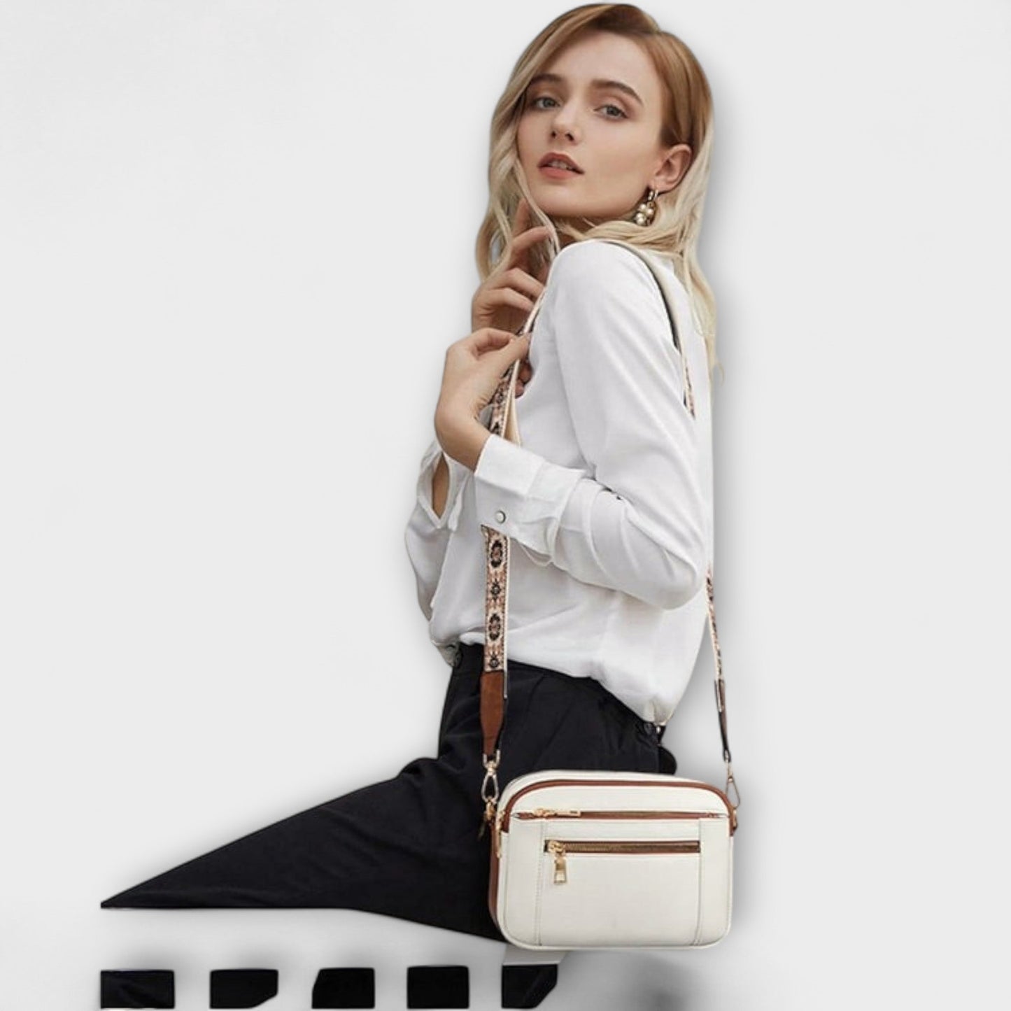 Alicja™ | Elegancka skórzana torba na ramię